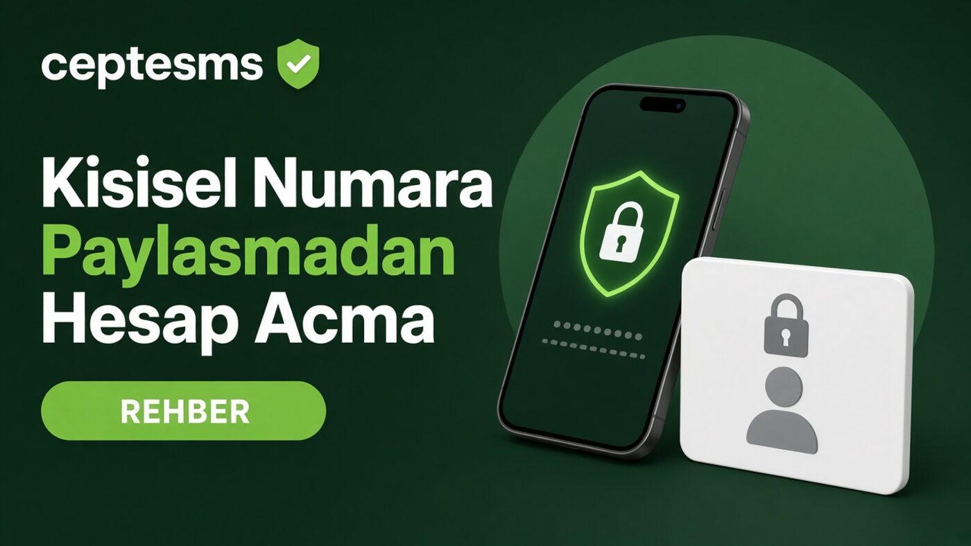 Kişisel Numaranı Paylaşmadan Hesap Açma